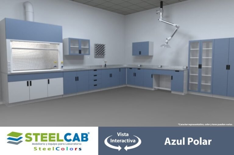 Muebles para Laboratorio STEEL COLORS elige tu color ideal.